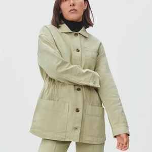 Everlane Cinchable Chore Jacket Sage Green XXS